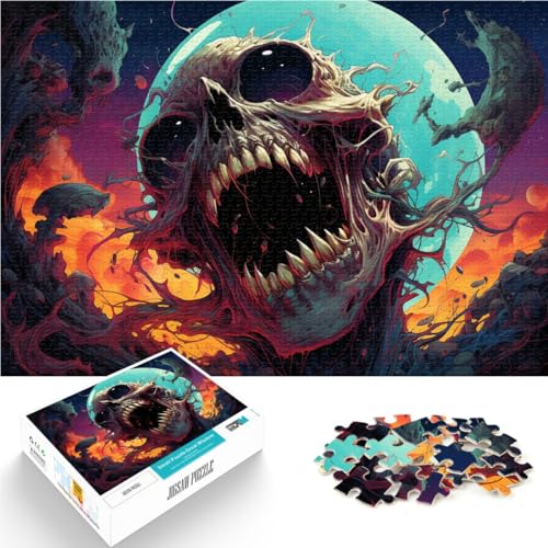 Puzzle für Erwachsene, 1000 Teile, Fantasy-Monster-Puzzle, Geschenke ganze Familie, 26x38cm Puzzle für Erwachsene, 1000 Teile, Fantasy-Monster-Puzzle, Geschenke ganze Familie, 26x38cm von SYUNFEI