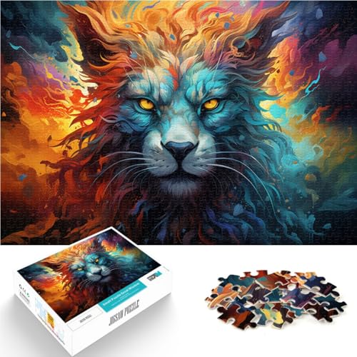 Puzzle für Erwachsene, 1000 Teile, Fantasy-Monster-Kunst, Spielspielzeug für die Familie, Geschenk zur Heimdekoration, 14,96 x 20,47 Zoll, von SYUNFEI