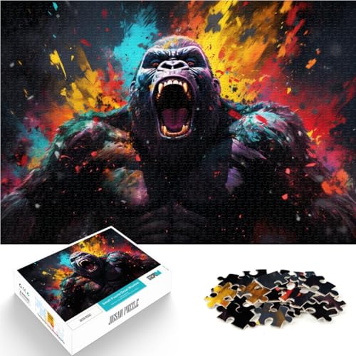 Puzzle für Erwachsene mit 1000 Teilen. Farbgorilla. Das Denkspiel ganze Familie. 50 x 75 cm. Für Teenager ab 14 Jahren. Puzzle für Erwachsene mit 1000 Teilen. Farbgorilla. Das Denkspiel ganze Familie. 50 x 75 cm. Für Teenager ab 14 Jahren. von SYUNFEI