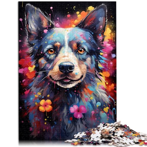 1000-teiliges Puzzle für Erwachsene, Hunde-Puzzle zum Ausmalen – anspruchsvolles Spiel, tolles, 26x38cm, für Teenager ab 14 Jahren von SYUNFEI