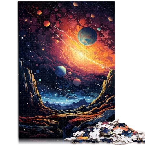 Puzzle für Erwachsene, 2000 Teile, Bunte Planetenlandschaft, anspruchsvolles Spiel, Kunstwerk, Geschenk, 70 x 100 cm, für Teenager ab 14 Jahren von SYUNFEI