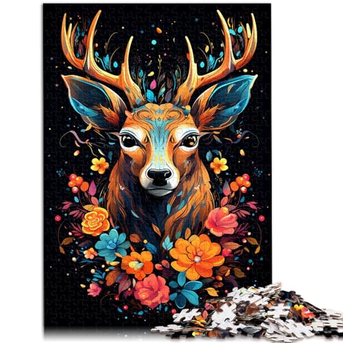Puzzle für Erwachsene, 2000 Teile, süßes leuchtendes Hirsch-Quizspiel, ganze Familie, 70 x 100 cm, für Teenager ab 14 Jahren von SYUNFEI