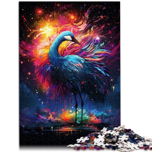 Puzzle für Erwachsene, 1000 Teile, Flamingo-Tier-Quizspiel mit vollständig ineinander greifenden, zufällig geformten Teilen, 10,27 Zoll x 14,96 Zoll, für Teenager ab 14 Jahren von SYUNFEI