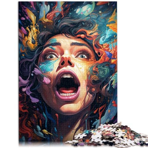 Puzzle Frau, 1000 Teile, 50 x 75 cm, Holzbrettpuzzle, geeignet für Erwachsene und Kinder ab 14 Jahren, anspruchsvoll, Aber unterhaltsam und humorvoll Puzzle Frau, 1000 Teile, 50 x 75 cm, Holzbrettpuzzle, geeignet für Erwachsene und Kinder ab 14 Jahren, anspruchsvoll, Aber unterhaltsam und humorvoll von SYUNFEI