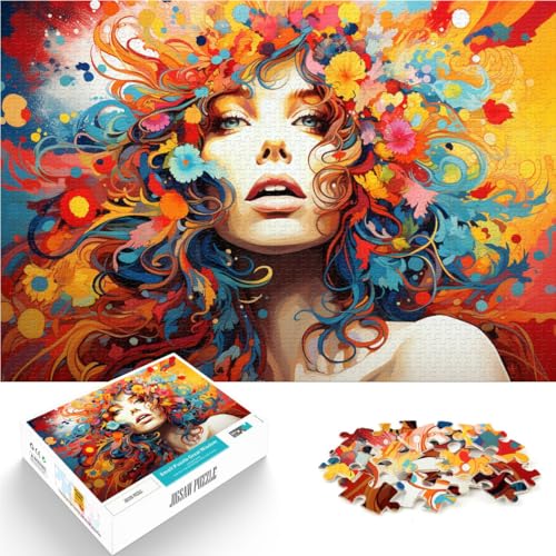 Puzzle für Erwachsene, 2000 Teile, Frau, für Familienspaß, jedes Teil ist einzigartig – anspruchsvolles Familienspiel, 70 x 100 cm, für Teenager ab 14 Jahren Puzzle für Erwachsene, 2000 Teile, Frau, für Familienspaß, jedes Teil ist einzigartig – anspruchsvolles Familienspiel, 70 x 100 cm, für Teenager ab 14 Jahren von SYUNFEI