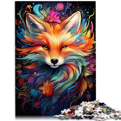 Puzzle für Erwachsene, 1000 Teile, Fuchs, Tier, Spiele, Spielzeug, Geschenk, Herausforderung für die Gehirnintelligenz, süchtig machendes Spielzeug, 50 x 75 cm, Puzzle für Erwachsene, 1000 Teile, Fuchs, Tier, Spiele, Spielzeug, Geschenk, Herausforderung für die Gehirnintelligenz, süchtig machendes Spielzeug, 50 x 75 cm, von SYUNFEI