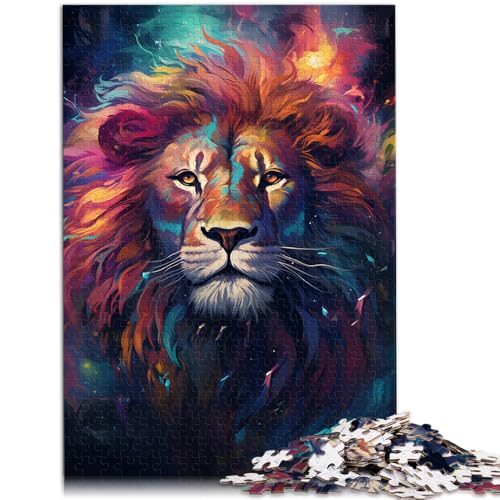 Puzzle für Erwachsene, 1000 Teile, galaktischer Löwe, Quizspiel, Herausforderung für die Gehirnintelligenz, süchtig machendes Spielzeug,38x52cm, von SYUNFEI