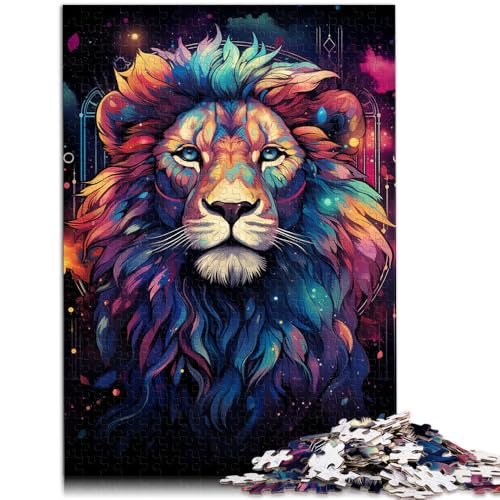 Puzzle für Erwachsene mit 2000 Teilen, galaktischer Löwe, Denkspiel, ganze Familie, 70 x 100 cm, für 14-Jährige von SYUNFEI