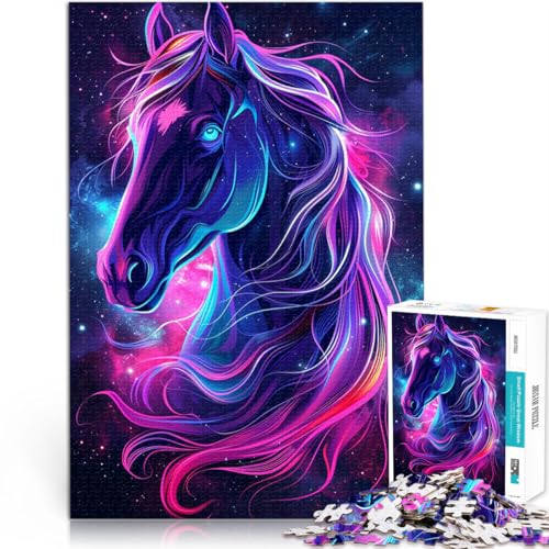 Puzzle für Erwachsene, 2000 Teile, Traumhaftes lila Pferd, Denkspiel, Lernspiel für Geburtstag, Weihnachten, 27,56 Zoll x 39,37 Zoll Puzzle für Erwachsene, 2000 Teile, Traumhaftes lila Pferd, Denkspiel, Lernspiel für Geburtstag, Weihnachten, 27,56 Zoll x 39,37 Zoll von SYUNFEI