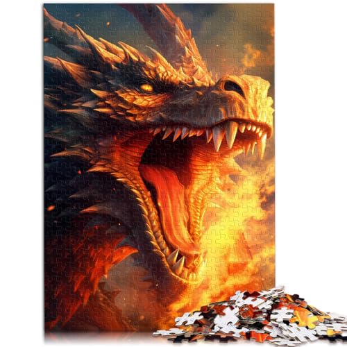 1000 Teile Puzzle für Erwachsene, Drachen-Tier-Denkspiel, ganze Familie,38x52cm, für 14-Jährige 1000 Teile Puzzle für Erwachsene, Drachen-Tier-Denkspiel, ganze Familie,38x52cm, für 14-Jährige von SYUNFEI