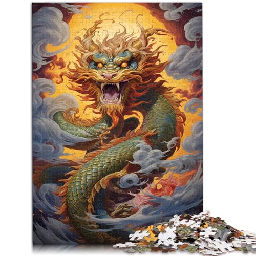 Puzzle für Erwachsene, 1000 Teile, Drachenwolken-Spiel, Spielzeug, tolle Geschenke und Spielzeuge, 19,7 x 29,5 Zoll, für Teenager ab 14 Jahren von SYUNFEI