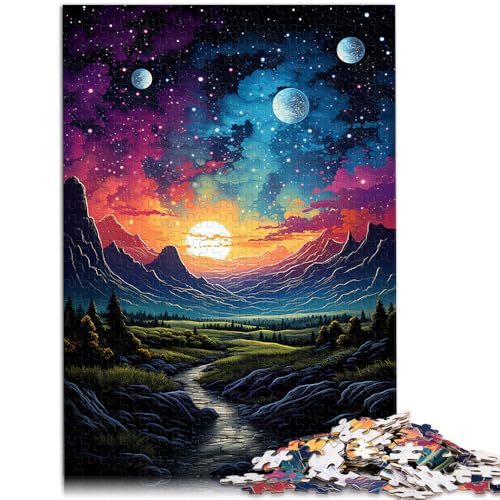 Puzzle für Erwachsene mit 2000 Teilen, Fantasie-Weltraumlandschaft, Denkspiel, tolles Geschenk für die ganze Familie, 70 x 100 cm, für Teenager ab 14 Jahren von SYUNFEI