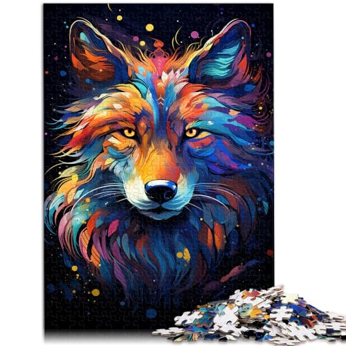 Puzzle für Erwachsene, 2000 Teile, Grauer Wolf, Quizspiel, Familienspiel, Stressabbau, schwieriges Herausforderungspuzzle, 27,56 x 39,37 Zoll von SYUNFEI