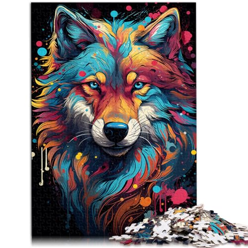 1000-teiliges Puzzle für Erwachsene, Wolf-Quizspiel, hilft dem Gehirn, süchtig machendes Spielzeug zu trainieren und Geduld zu fördern, 50 x 75 cm, für 14-Jährige von SYUNFEI