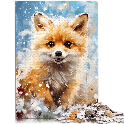Puzzle für Erwachsene, 2000 Teile, Kleiner Fuchs, Quizspiel, Familienspiel, Stressabbau, schwieriges Herausforderungspuzzle, 27,56 x 39,37 Zoll von SYUNFEI