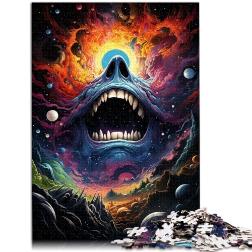Puzzle für Erwachsene mit 1000 Teilen, Galaxie-Papagei, lustiges Familienpuzzle, 19,7 x 29,5 Zoll, Teenager ab 14 Jahren von SYUNFEI