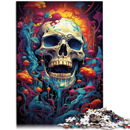 Puzzle für Erwachsene, 2000 Teile, Totenkopf, anspruchsvolles Spiel, Puzzle, Weihnachtswunschliste mit Weihnachtsmann, 70 x 100 cm, für Teenager ab 14 Jahren von SYUNFEI