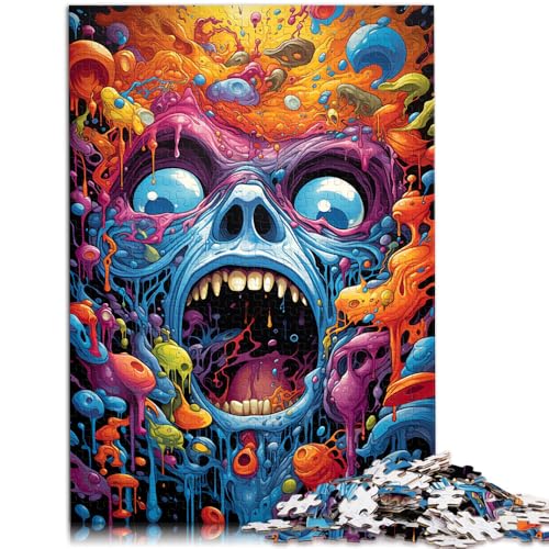 Puzzle für Erwachsene, 1000 Teile, Totenkopf, anspruchsvolles Spiel, Puzzle, Lernspiel für Geburtstag, Weihnachten, 26x38cm, für 14-Jährige Puzzle für Erwachsene, 1000 Teile, Totenkopf, anspruchsvolles Spiel, Puzzle, Lernspiel für Geburtstag, Weihnachten, 26x38cm, für 14-Jährige von SYUNFEI