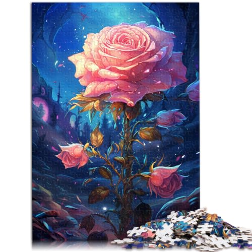 Puzzle für Erwachsene mit 1000 Teilen „Galaxy Rose“, Denkspiel, anspruchsvoll, Aber unterhaltsam und humorvoll,50x75cm, für Jugendliche ab 14 Jahren von SYUNFEI