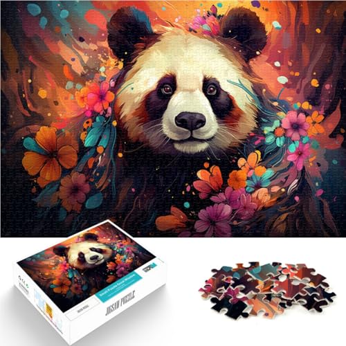 1000-teiliges Puzzle für Erwachsene, Panda-Gemälde, Quizspiel, ganze Familie, 26x38cm, für Teenager ab 14 Jahren 1000-teiliges Puzzle für Erwachsene, Panda-Gemälde, Quizspiel, ganze Familie, 26x38cm, für Teenager ab 14 Jahren von SYUNFEI