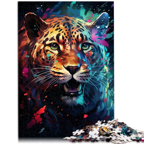 Puzzle für Erwachsene, 1000 Teile, farbenfrohes Fantasy-Geparden-Spiel, Spielzeug für die Familie, 14,96 x 20,47 Zoll Puzzle für Erwachsene, 1000 Teile, farbenfrohes Fantasy-Geparden-Spiel, Spielzeug für die Familie, 14,96 x 20,47 Zoll von SYUNFEI