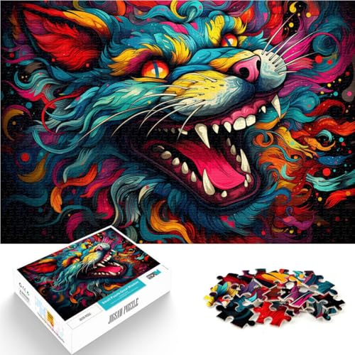 Puzzle 1000 Teile für Erwachsene, Farbe Löwe, anspruchsvolles, schwieriges Puzzle, 14,96 x 20,47 Zoll, Weihnachts Geschenke Puzzle 1000 Teile für Erwachsene, Farbe Löwe, anspruchsvolles, schwieriges Puzzle, 14,96 x 20,47 Zoll, Weihnachts Geschenke von SYUNFEI