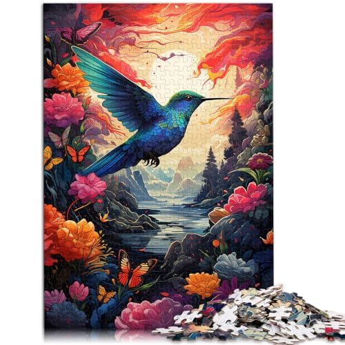 Puzzle 1000 Teile für Erwachsene, Farbe eines süßen Kolibris, Puzzle-Wanddekoration, 14,96 x 20,47 Zoll, Weihnachts Geschenke Puzzle 1000 Teile für Erwachsene, Farbe eines süßen Kolibris, Puzzle-Wanddekoration, 14,96 x 20,47 Zoll, Weihnachts Geschenke von SYUNFEI