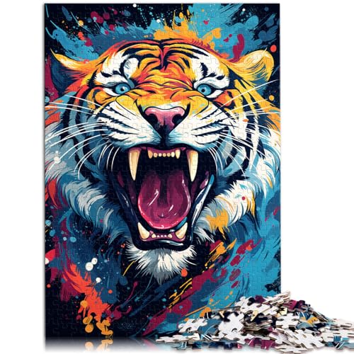 2000-teiliges Puzzle für Erwachsene, Malen, Farbtiger, Puzzle, Geschenke ganze Familie, 27,56 x 39,37 Zoll, für 14-Jährige 2000-teiliges Puzzle für Erwachsene, Malen, Farbtiger, Puzzle, Geschenke ganze Familie, 27,56 x 39,37 Zoll, für 14-Jährige von SYUNFEI