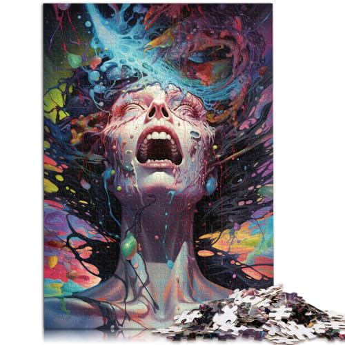Puzzle für Erwachsene, 1000 Teile Horror-Art-Puzzle – Herausforderndes Spiel. Trainieren Sie Ihr Gehirn und Ihre Hände. 50 x 75 cm, für Jugendliche ab 14 Jahren Puzzle für Erwachsene, 1000 Teile Horror-Art-Puzzle – Herausforderndes Spiel. Trainieren Sie Ihr Gehirn und Ihre Hände. 50 x 75 cm, für Jugendliche ab 14 Jahren von SYUNFEI