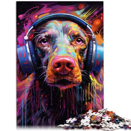 1000-teiliges Puzzle für Erwachsene, Tier- und Hunde-Spielzeug, buntes Hunde-Spielzeug, Heimdekoration, 26x38cm, für Teenager ab 14 Jahren von SYUNFEI