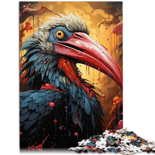 1000-teiliges Puzzle für Erwachsene, künstlerisches Riesenhornvogel-Puzzle – anspruchsvolles Spiel, tolles Geschenk für Spiele, 26x38cm, für Teenager ab 14 Jahren 1000-teiliges Puzzle für Erwachsene, künstlerisches Riesenhornvogel-Puzzle – anspruchsvolles Spiel, tolles Geschenk für Spiele, 26x38cm, für Teenager ab 14 Jahren von SYUNFEI