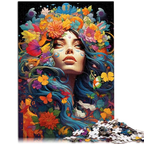 Puzzle für Erwachsene, 1000 Teile, schöne Frau, Puzzle, Geschenke, Wanddekoration, einzigartige Geburtstags, 14,96 x 20,47 Zoll Puzzle für Erwachsene, 1000 Teile, schöne Frau, Puzzle, Geschenke, Wanddekoration, einzigartige Geburtstags, 14,96 x 20,47 Zoll von SYUNFEI