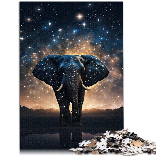 Puzzle für Erwachsene, 1000 Teile, Galaxien-Elefanten-Puzzle – anspruchsvolles Spiel, Geburtstagsgeschenk, Geschenke, 14,96 x 20,47 Zoll von SYUNFEI