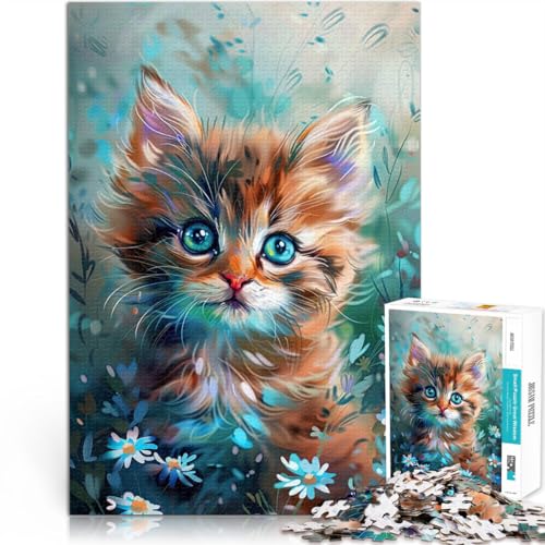 Puzzle für Erwachsene, 1000 Teile, süßes Kätzchen-Puzzle, Geschenke, Herausforderung der Gehirnintelligenz, süchtig machendes Spielzeug, 14,96 x 20,47 Zoll, für 14-Jährige Puzzle für Erwachsene, 1000 Teile, süßes Kätzchen-Puzzle, Geschenke, Herausforderung der Gehirnintelligenz, süchtig machendes Spielzeug, 14,96 x 20,47 Zoll, für 14-Jährige von SYUNFEI