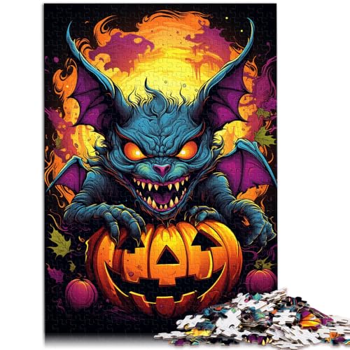 Puzzle für Erwachsene, 1000 Teile, Fledermäuse und Kürbisse, anspruchsvolles Spiel zum Stressabbau, 50 x 75 cm, für Teenager ab 14 Jahren von SYUNFEI