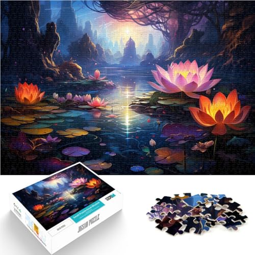 Puzzle für Erwachsene, 1000 Teile, buntes Lotus-Puzzle – anspruchsvolles Spiel, tolles Geschenk für Spiele,38x52cm, für Teenager ab 14 Jahren Puzzle für Erwachsene, 1000 Teile, buntes Lotus-Puzzle – anspruchsvolles Spiel, tolles Geschenk für Spiele,38x52cm, für Teenager ab 14 Jahren von SYUNFEI
