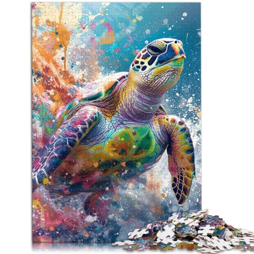 1000-teiliges Puzzle für Erwachsene, Schildkröten-Puzzle – anspruchsvolles Spiel zum Stressabbau, schwierige Herausforderung, 50 x 75 cm, für Jugendliche ab 14 Jahren von SYUNFEI