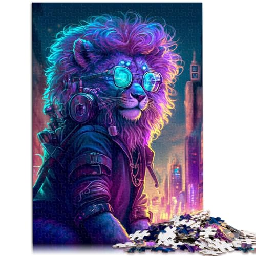Puzzle für Erwachsene, 1000 Teile, Bunte Tiere, Puzzle – anspruchsvolles Spiel, stärkt die Liebe zwischen Paaren, 50 x 75 cm Puzzle für Erwachsene, 1000 Teile, Bunte Tiere, Puzzle – anspruchsvolles Spiel, stärkt die Liebe zwischen Paaren, 50 x 75 cm von SYUNFEI