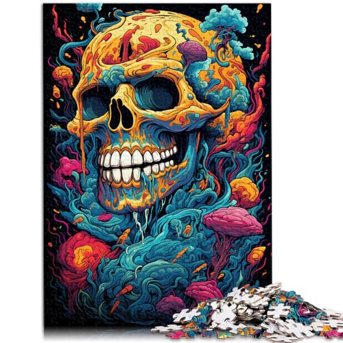 Puzzle für Erwachsene, 1000 Teile, Totenköpfe, anspruchsvolles Spiel, jedes Teil ist einzigartig – anspruchsvolles Familienspiel, 26x38cm von SYUNFEI