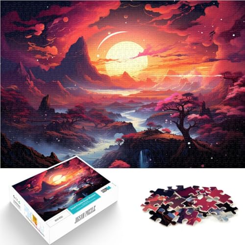 Puzzle für Erwachsene, 2000 Teile, asiatische Landschaft, Puzzle für Lernspiele, Herausforderungsspielzeug, 27,56 x 39,37 Zoll, Weihnachtspuzzle-Geschenke von SYUNFEI
