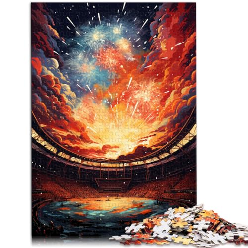 Puzzle für Erwachsene, 1000 Teile, Skolezin-Stadion-Puzzle – anspruchsvolles Spiel, Geburtstagsgeschenk, Geschenke, 14,96 x 20,47 Zoll von SYUNFEI