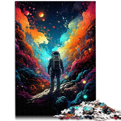 1000-teiliges Puzzle für Erwachsene, EIN mysteriöser Astronaut, anspruchsvolles Spiel, Lernspiel für Geburtstag, Weihnachten, 26x38cm, für 14-Jährige 1000-teiliges Puzzle für Erwachsene, EIN mysteriöser Astronaut, anspruchsvolles Spiel, Lernspiel für Geburtstag, Weihnachten, 26x38cm, für 14-Jährige von SYUNFEI