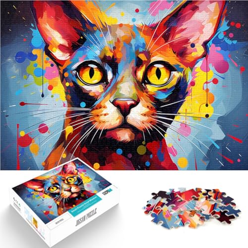 Puzzle 1000 Teile für Erwachsene, Siamkatze, Puzzle 14,96 x 20,47 Zoll, lustige Puzzles, geeignet für Jugendliche ab 14 Jahren Puzzle 1000 Teile für Erwachsene, Siamkatze, Puzzle 14,96 x 20,47 Zoll, lustige Puzzles, geeignet für Jugendliche ab 14 Jahren von SYUNFEI