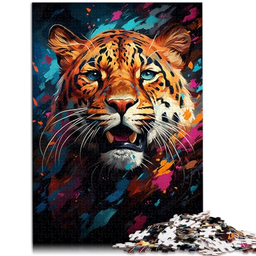 Puzzle 1000 Teile für Erwachsene, Blumenleopard, Lernspielzeug, Lernspiel für Geburtstag, Weihnachten, 50 x 75 cm, für 14-Jährige Puzzle 1000 Teile für Erwachsene, Blumenleopard, Lernspielzeug, Lernspiel für Geburtstag, Weihnachten, 50 x 75 cm, für 14-Jährige von SYUNFEI
