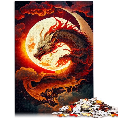 Puzzle 1000 Teile für Erwachsene, Blutmonddrachen, Lernspielzeug, Weihnachts- und Geburtstagsgeschenke, 50 x 75 cm, für Teenager ab 14 Jahren Puzzle 1000 Teile für Erwachsene, Blutmonddrachen, Lernspielzeug, Weihnachts- und Geburtstagsgeschenke, 50 x 75 cm, für Teenager ab 14 Jahren von SYUNFEI