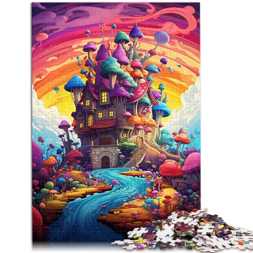 2000-teiliges Puzzle für Erwachsene, Hüttenspiel, Spielzeug, Herausforderung der Gehirnintelligenz, süchtig machendes Spielzeug, 27,56 x 39,37 Zoll, von SYUNFEI