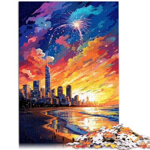 Puzzle für Erwachsene, 2000 Teile, Strand an der Goldküste, Denkspiel, einzigartige Geburtstags, 27,56 x 39,37 Zoll, Puzzle für Erwachsene, 2000 Teile, Strand an der Goldküste, Denkspiel, einzigartige Geburtstags, 27,56 x 39,37 Zoll, von SYUNFEI