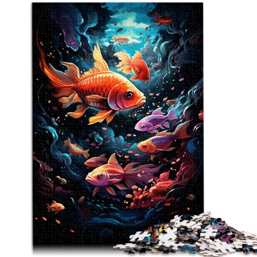 Puzzle für Erwachsene, 2000 Teile, Goldfisch-Quizspiel, Familienspiel, Stressabbau, schwieriges Herausforderungspuzzle, 27,56 x 39,37 Zoll von SYUNFEI