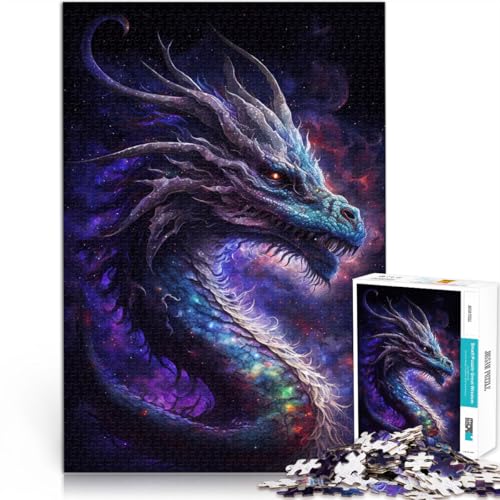 1000-teiliges Puzzle für Erwachsene, Galaxie-Kunst, chinesischer Drache, Quizspiel, Stressabbau, Urlaub zu Hause, Zeit totschlagen,38x52cm 1000-teiliges Puzzle für Erwachsene, Galaxie-Kunst, chinesischer Drache, Quizspiel, Stressabbau, Urlaub zu Hause, Zeit totschlagen,38x52cm von SYUNFEI