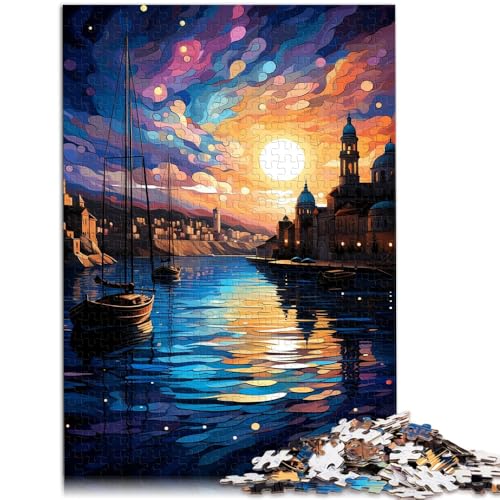 2000-teiliges Puzzle für Erwachsene, Hafen von Dubrovnik, Lernpuzzle, stärkt die Liebe zwischen Paaren, 70 x 100 cm von SYUNFEI